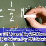 BETET Solution Key 2023