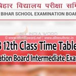 BSEB Intermediate Exam Schedule 2024